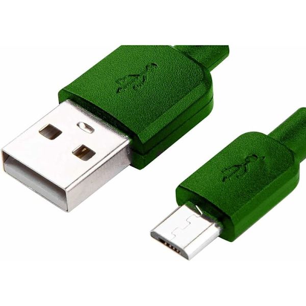 Multifarvede LED julelys telefonoplader - 1,4 m USB-opladerkabel 10 LED'er - Android Micro USB (Android, 1 pakke) KLB