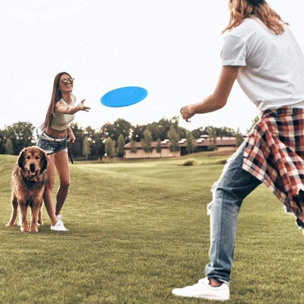 Frisbee Flyvende Disk Skridsikker Blød Silikone Legetøj Forældre Barn Tid KLB