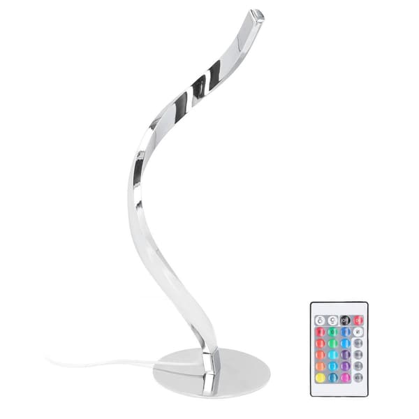 Modern RGB spiral bordslampa för sovrum, vardagsrum KLB