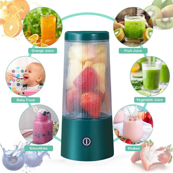 Bærbar blender, personlig blender for smoothies og grønnsaker