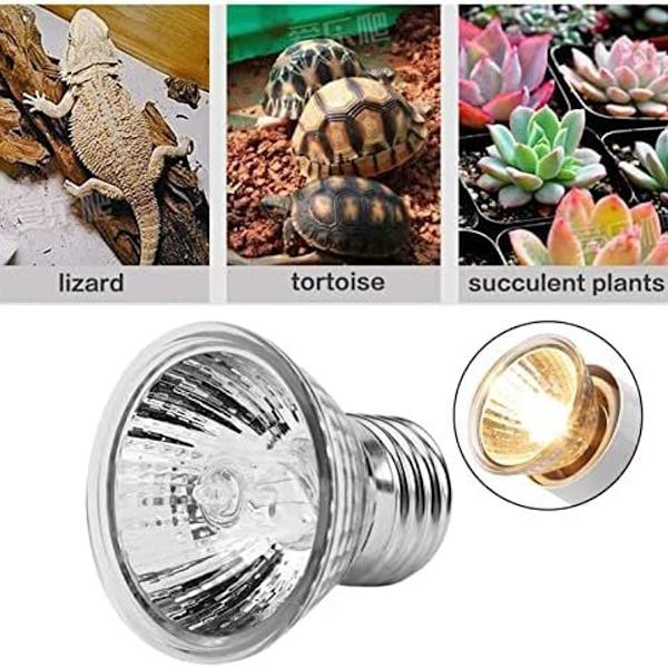 Skildpadde varmepære, E27 lampe, 25 toilet egnet til krybdyr og padder