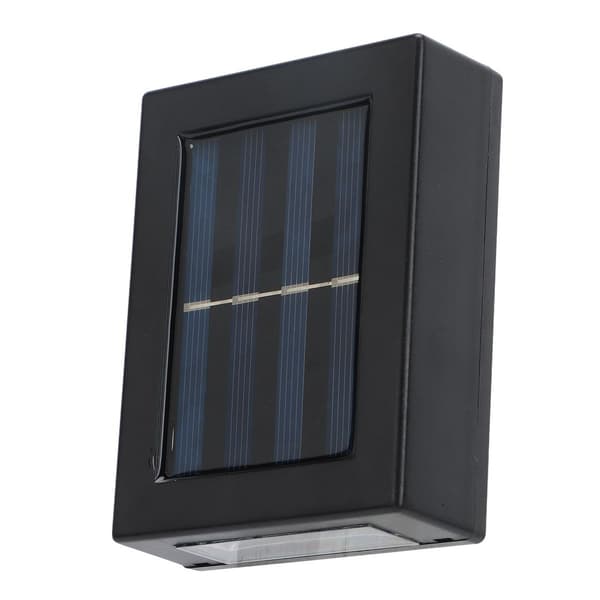 LED solcelle vegglampe IP65, vanntett opp og ned belysning KLB