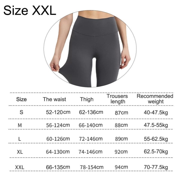 YOGA Naked Feeling training pants - comfortable, breathable XXL KLB