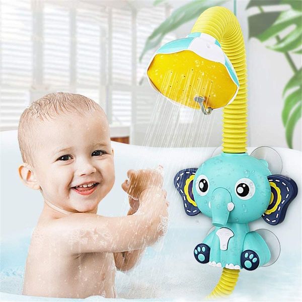Badelegetøj Baby Vandspil Elefant Model Hane Bruser Elektrisk KLB