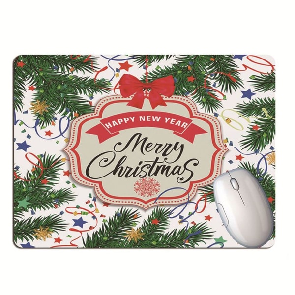 Julmusmatta Student Desk Pad Tangentbordsplatta Laptop Pad Stil 4