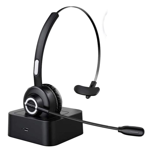 Tecknet Bluetooth-kuulokemikrofoni, PC-kuulokemikrofoni AI-kohinanvaimennuksella, KLB