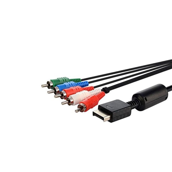 HD-komponent AV-kabel til Playstation 2, 1,8 m AV-komponentkabel til