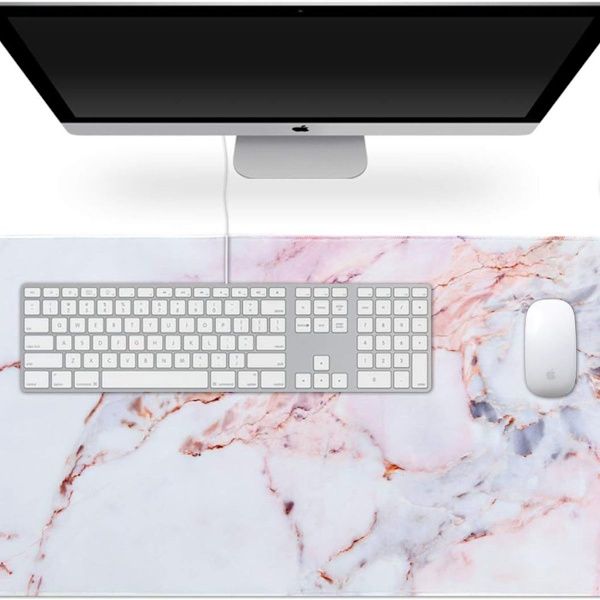 Skrivebordsunderlag, utvidet spillmusematte, tastatur bærbar musematte