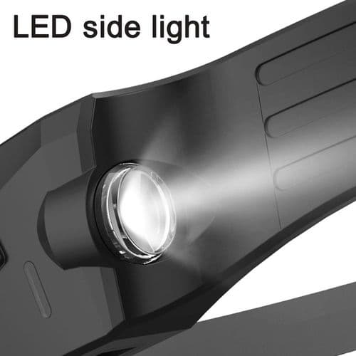 Pandelampe LED genopladelig USB jogging pandelampe, pandelampe LED sensor