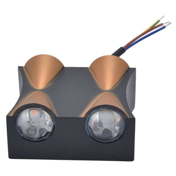 IP65 vedenpitävä ulkoseinävalaisin 4 LED 4W Hyvä lämpö KLB