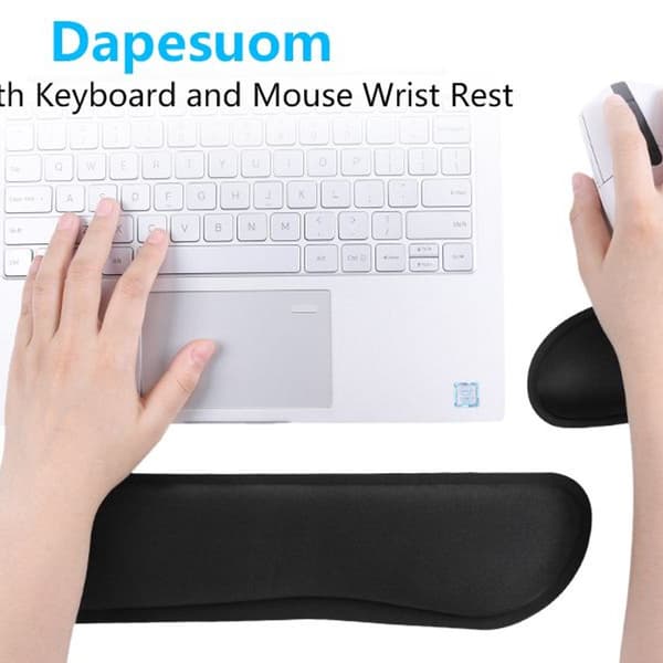 Tastatur håndleddsstøttepute minneskumsett håndleddsstøtte