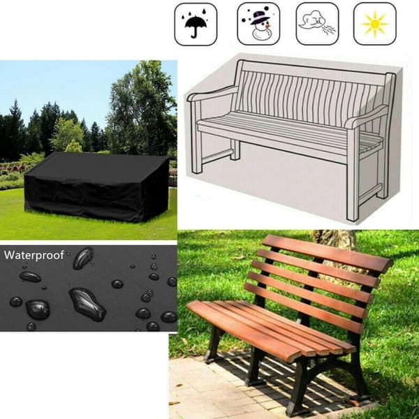 Vanntett utendørs benkdeksel, terrassedeksel, lounge
