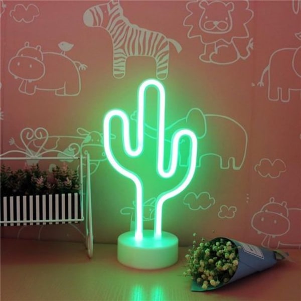 Kaktus lys neon lys - neon lys kaktus neon lys dekoration