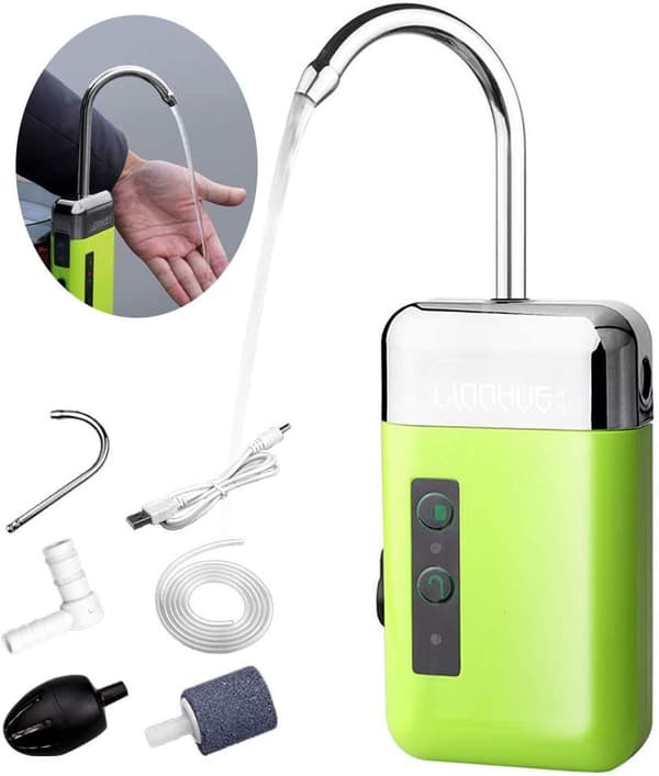 Bærbar Mini Udendørs Luftpumpe Luft Oxygen Pumpe med