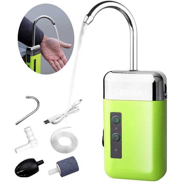 Bärbar Mini Utomhus Luftpump Luft Syrepump med