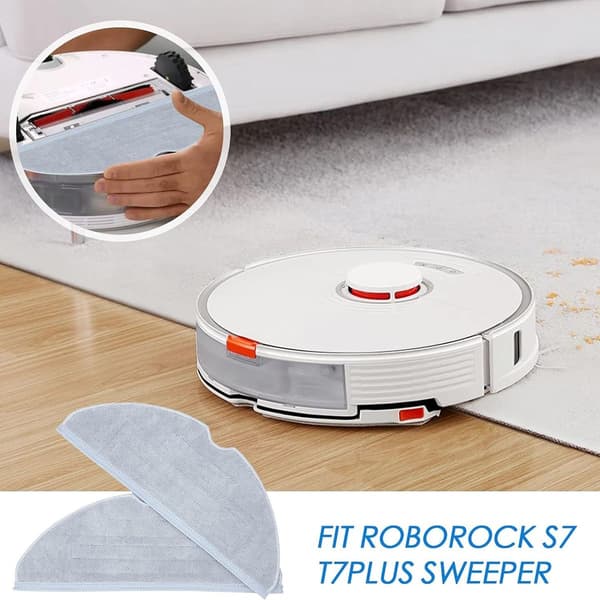 5-pack ersättningsdukar till Roborock S7 S7 Plus 5 dukar i