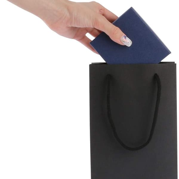 25-pack presentpåsar med handtag, presentpåsar, kraftpapperspåsar, KLB