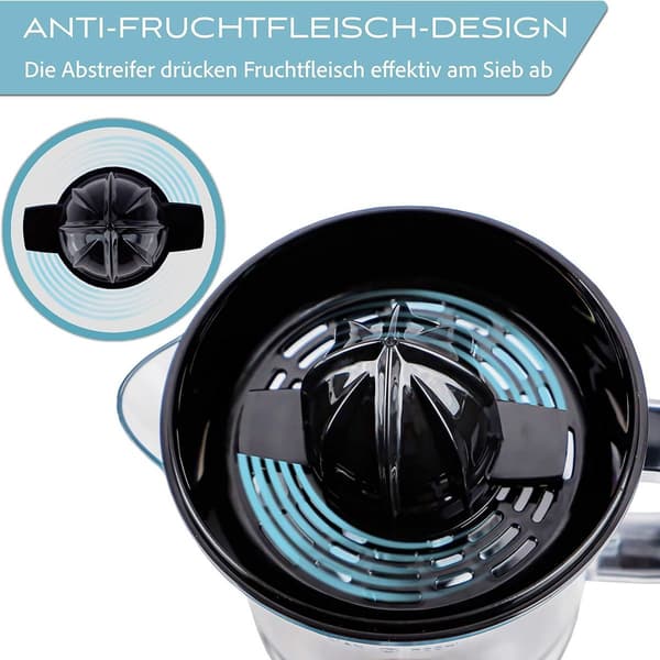 Elektrisk citronpress med högt juiceutbyte - juicepress, apelsinpress 2 KLB