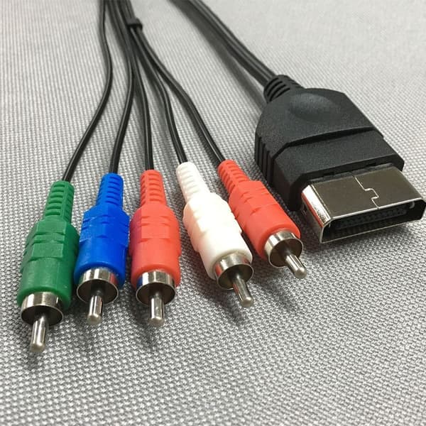 HD-komponent AV-kabel til Playstation 2, 1,8 m AV-komponentkabel til
