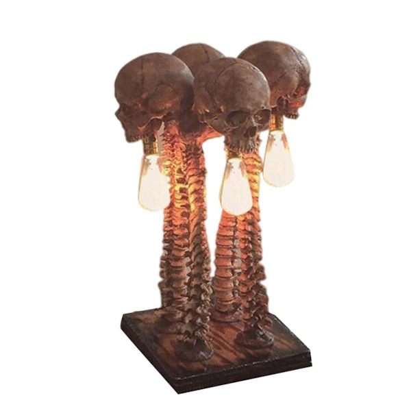 Skeletlampe Skelet Natlampe Halloween Industri KLB