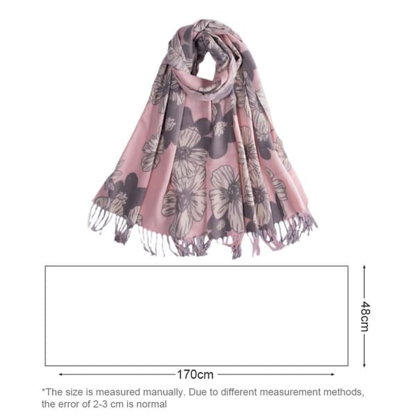 Lättviktig blommig tryckt halsduk, modescarves, solskyddssjalar KLB