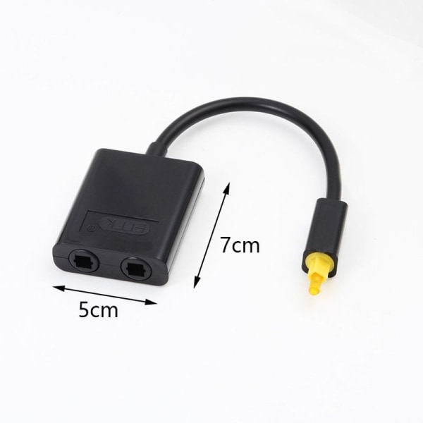 Optisk Splitter 1 In 2 Out Digital Toslink Splitter 1 in 2 Output Audio