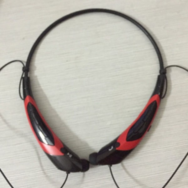 Bluetooth-kuulokkeet, langattomat Bluetooth 4.0 -kaulus punainen