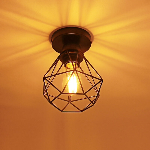 Led-kattovalaisin, IP54-vedenkestävä 12w ulkokattovalaisin, kultainen valo, ilman lamppua, 1 kpl KLB