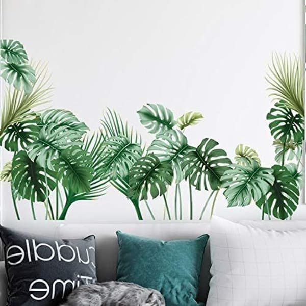 Tropiska palmblad väggdekaler - Vinyldekaler KLB