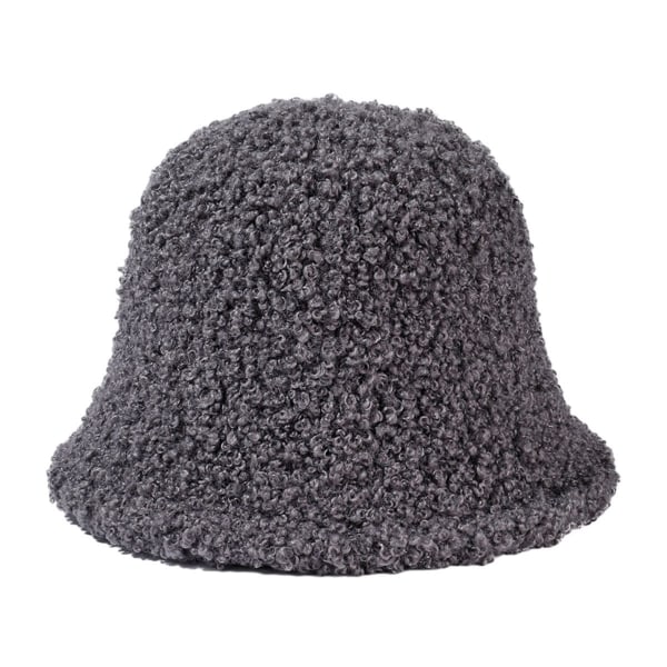 Vinter Faux Fur Ull Bucket Hat Fuzzy Varm Mössa Vindtät Mössa Shear Style1 KLB