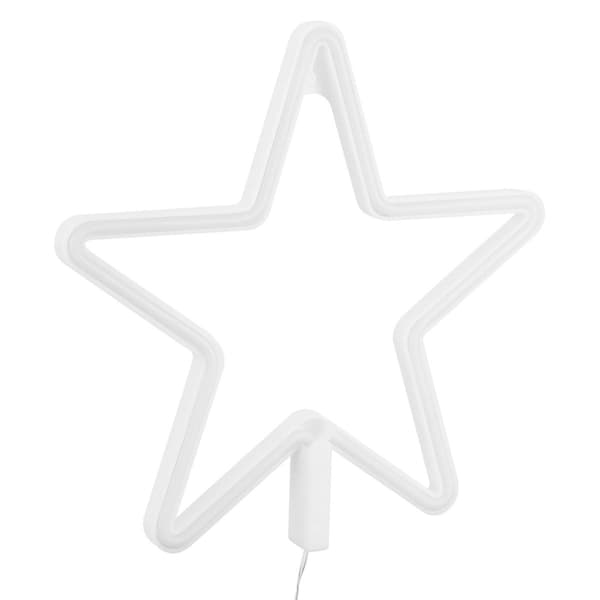 Stjerneformet LED-lys, neonreklame, bursdag neonlys KLB
