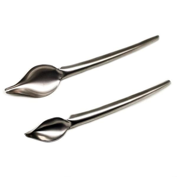 2 i 1 DIY Rostfritt Stål Chokladsked Montering Dekorationssked Set