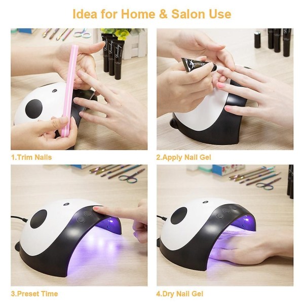 36w LED UV Neglelak Tørrer Lys Lampe Gel Akryl Hærdende Spa Professionelt Kit