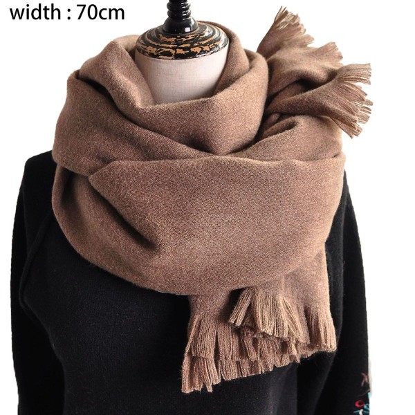 Super soft, classic winter scarf with a cashmere feel. Deep coffee