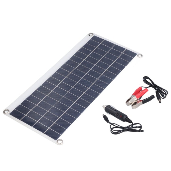 8W Flexibel böjbar monokristallin solpanel set KLB