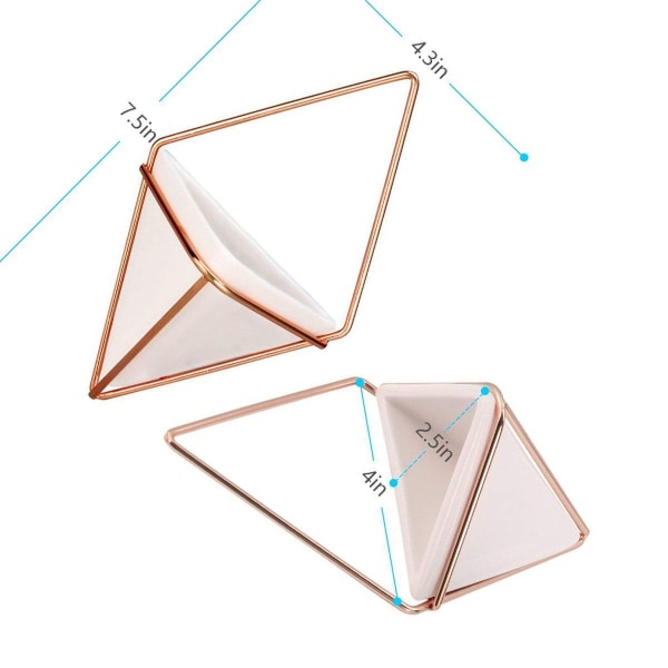 Veggvase og geometrisk dekorasjon - Planter for stueplanter, sukkulenter, KLB