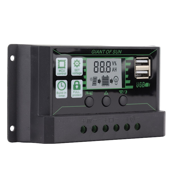 Automatisk identifikation af solcelleladeregulator med to USB-porte KLB