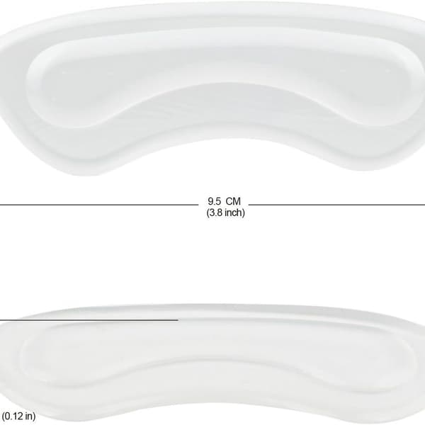 Hælgrep, sklisikre grep for løse sko, anti-blemme (5 par) KLB