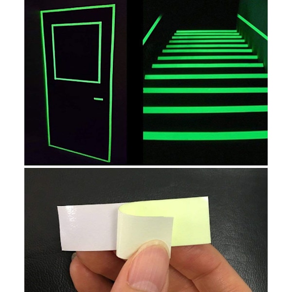 Luminous Tejpdekal 3 Meter Längd x 1,2 cm Bredd (9,84 fot x 0,47 tum) Hög