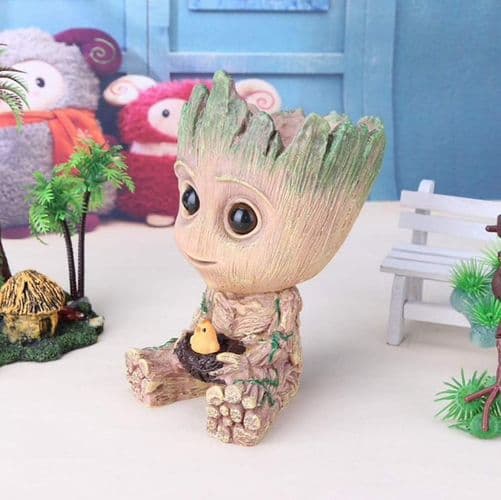 aby Groot Blomkruka - Innovativ actionfigur för växter & pennor från