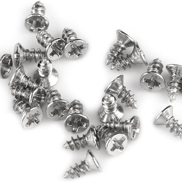 Eske med 800 stk M2 sortimentsskruer skrue flatt hode countersunk hode KLB