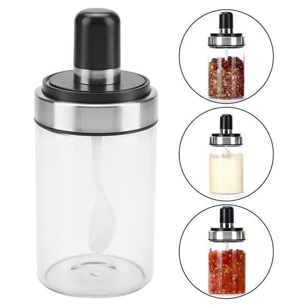 250 ml rustfrit stål glas krydderiglas til krydderier og peber KLB