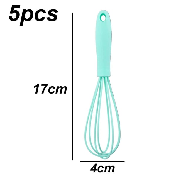 Silikonvisp Kjøkkenredskap 5stk Mini Silikonvisp for Cyan KLB