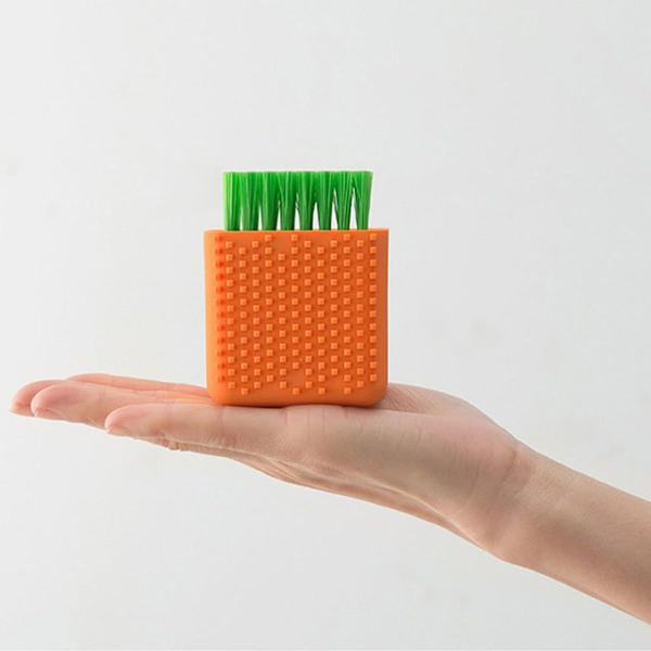 2-pack silikon tvättborste skrubba multifunktionell hushållstyg tvättborste