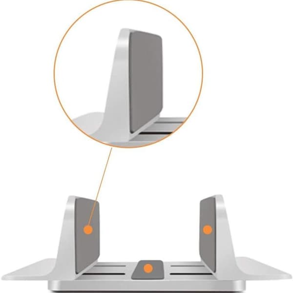 Bærbar computer stand, vertikal bærbar computer stand justerbar stand til Macbook/