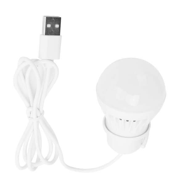 LED-lampe bærbar USB 5V 3W nødblypære til KLB