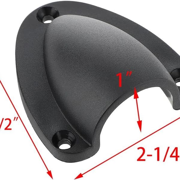 4 stk Nylon 2.5 Marine Wire Cable Vent Cover Clamshell Vent KLB
