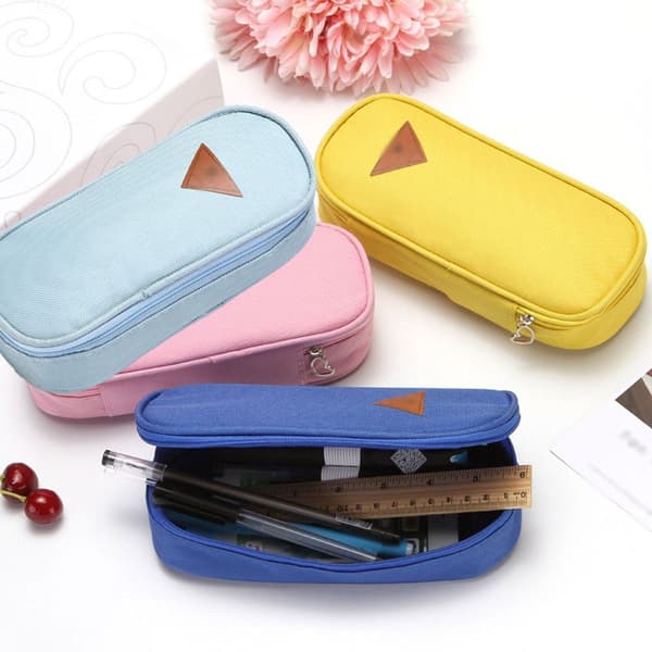 Pencil Case Pencil Case Pencil Cases for Adults Multi Compartment Pink KLB