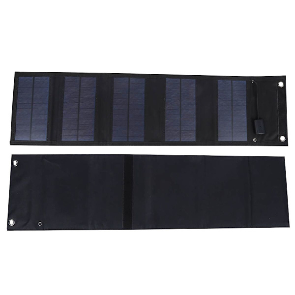 20W Vandtæt Foldbar Solpanel Sollader USB KLB