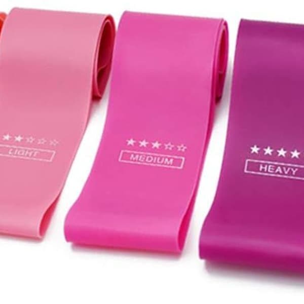 5PCS Sports Treningsmotstand Loop Bands Set Elastisk Booty Band Set KLB